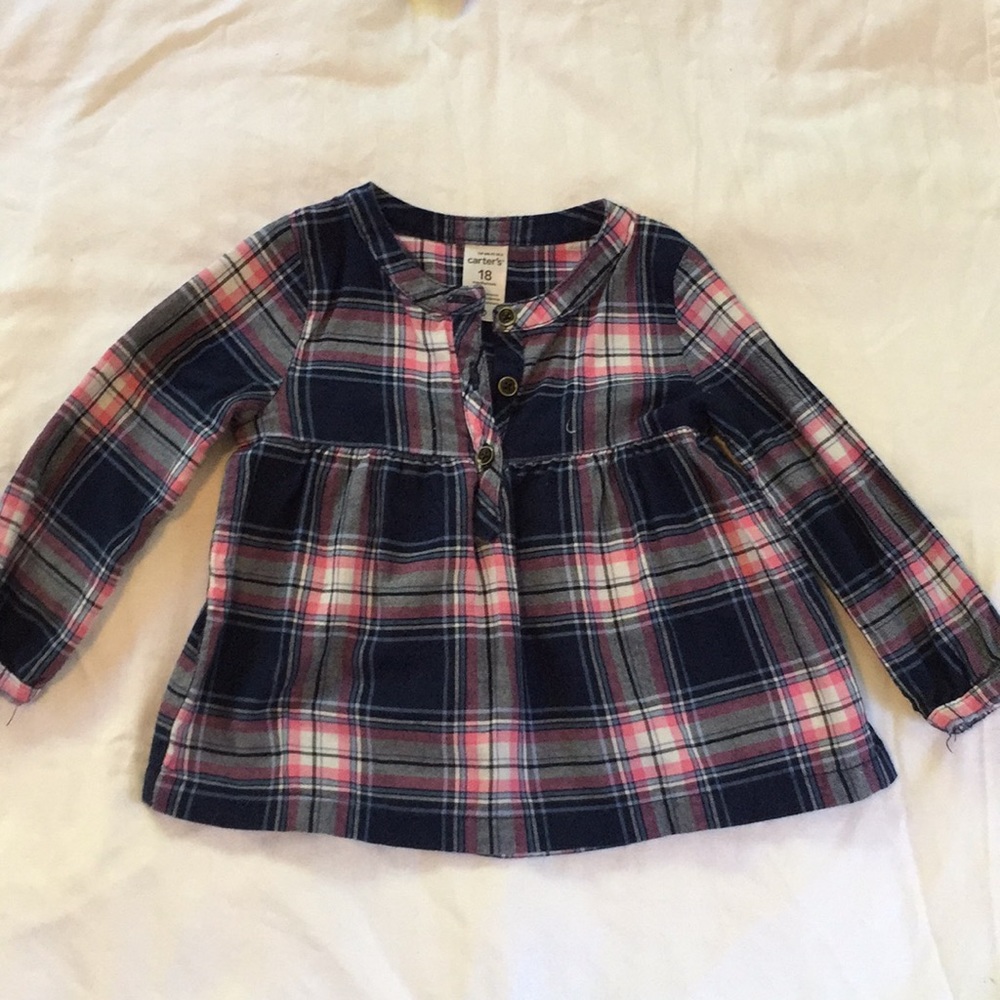 Plaid tunic